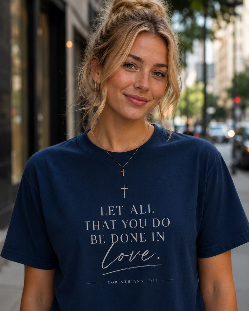 1 CORINTHIANS 16:14 T-shirt 1717