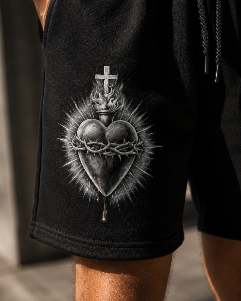 Heart of Christ shorts — image 2