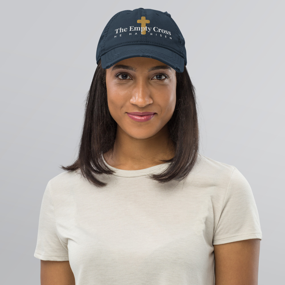 He Has Risen Distressed Hat — image 6