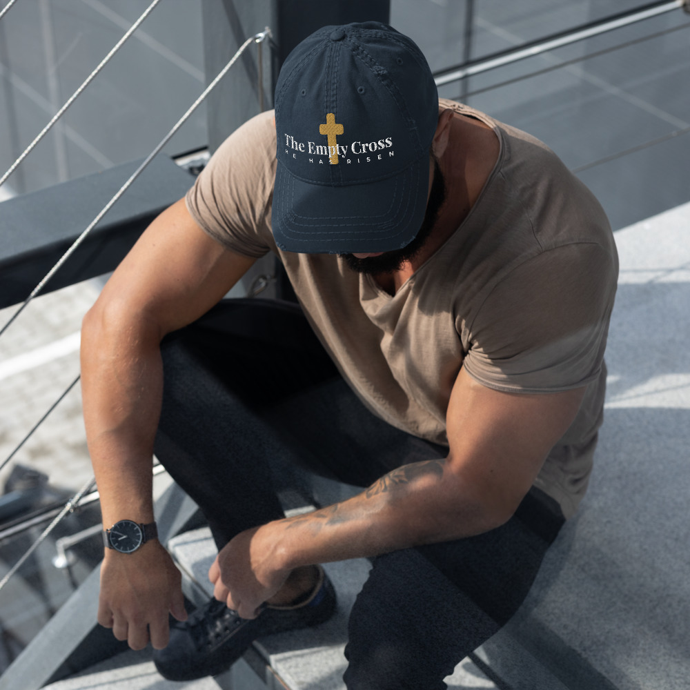 He Has Risen Distressed Hat — image 9